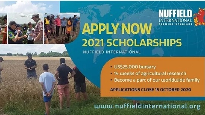 Inscrições para o programa Nuffield 2021 estão abertas até 15 de outubro