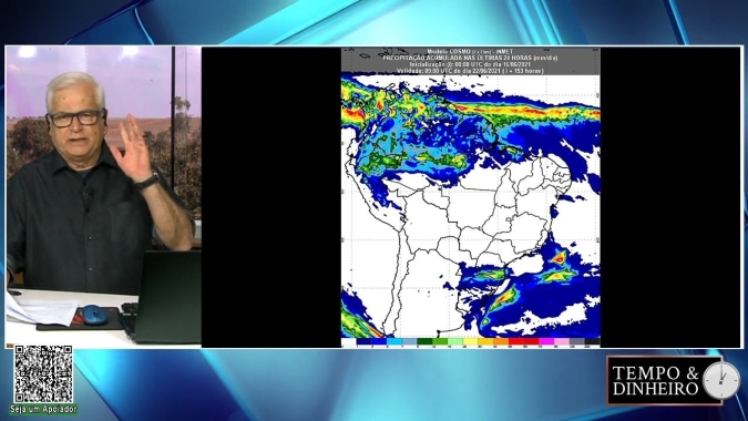 Chuvas vão ficar no Sul. Para o centro do Brasil só frio e seca. É o inverno