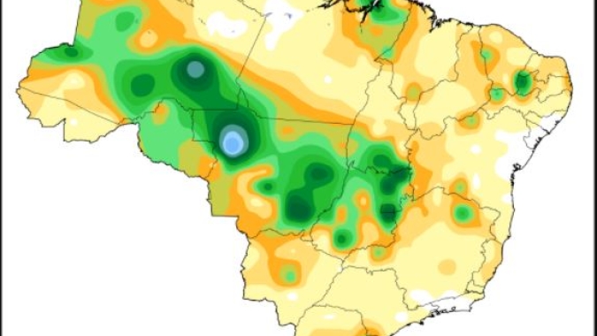 Chuvas vão continuar sobre o centro-norte do País e a colheita começa a complicar no Matopiba