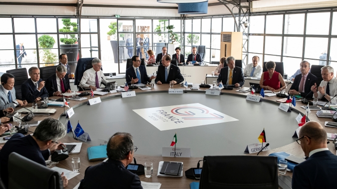 G7 apoiará imposto corporativo global mínimo e promete manter suporte à economia--esboço de comunicado