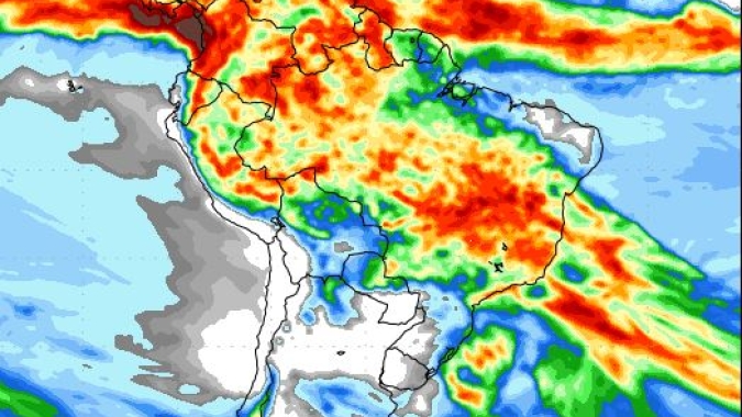 Ciclone passou rápido, mas RS ainda tem chance de ventania; chuvas volumosas no Sudeste e Matopiba nesta 3ª