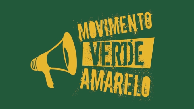 Integra da cobertura do Movimento Brasil Verde Amarelo