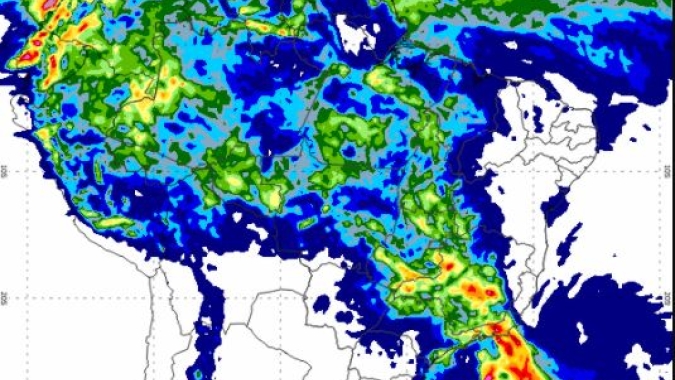 Inmet: Previsão indica chuva com chances de granizo, ventania e descarga elétrica no Brasil Central