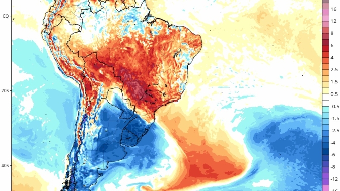 Depois das CHUVAS no Sul, nova frente fria, que pode subir até o centro-Oeste. Será de arrasar?