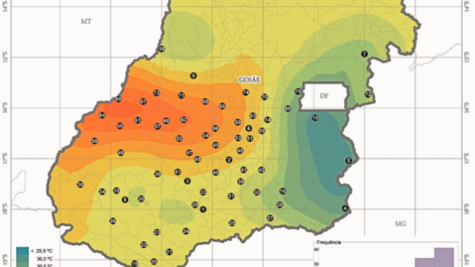 Estudo aponta tendência de aumento da temperatura do ar em Goiás