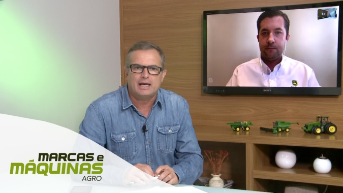 Marcas e Máquinas mostra, ao vivo, uma manutenção on line de máquinas operadas à distancia pela John Deere
