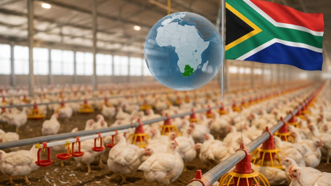 África do Sul avança e se torna a segunda produção de aves mais competitiva do mundo