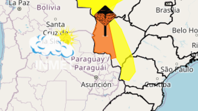 Chuvas devem se intensificar entre Mato Grosso do Sul e Paraná no final de semana