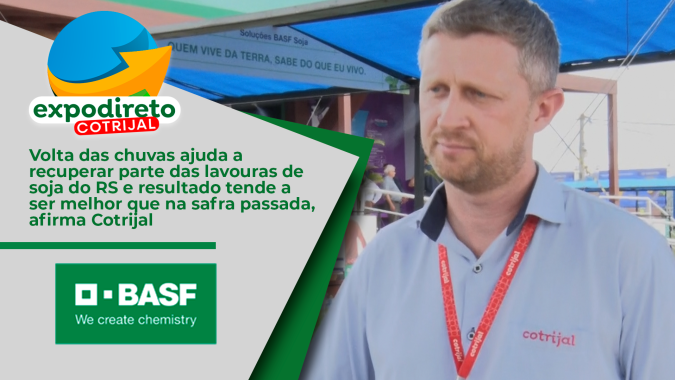 Volta das chuvas ajuda a recuperar parte das lavouras de soja do RS e resultado tende a ser melhor que na safra passada, afirma Cotrijal