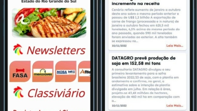 Avicultura gaúcha vai lançar aplicativo