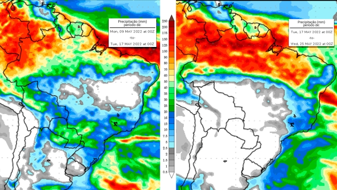 Virada do mês terá nova massa de ar frio, declínio nas temperaturas e risco de geada no RS, SC, PR, MS, SP e até extremo sul de MG