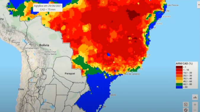 Julho começa com mais geada no Sul, enquanto Brasil Central em alerta pra baixo volume de água e risco de incêndios
