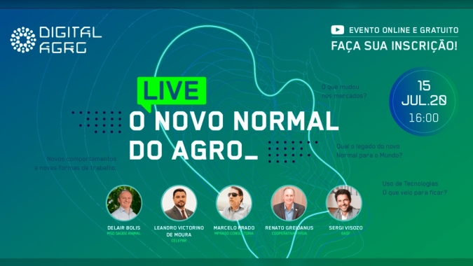 Digital Agro fará debate virtual para tratar dos efeitos no agronegócio na pós-pandemia de Covid-19
