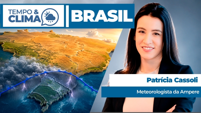 Previsão do tempo para todo o Brasil 13-07-2026