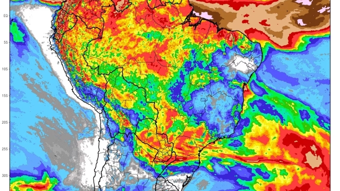 Veja onde vai ter mais chuva no Brasil esta semana