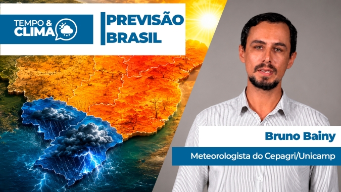 Frente fria mantém chuva no Sul e estiagem segue preocupando áreas produtoras do interior do Brasil