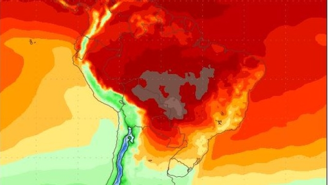 Novo bloqueio: Brasil Central terá nova semana de tempo seco e temperaturas elevadas