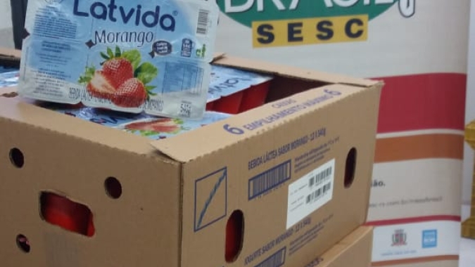 Laticínios fazem doações a comunidades no RS
