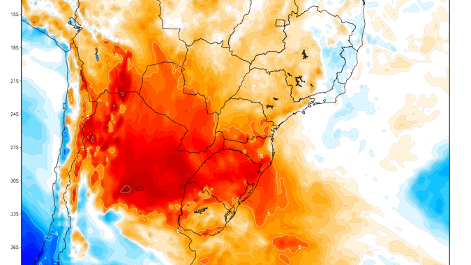Recorde histórico: Em mais um dia de calorão no RS, Uruguaiana bate a casa dos 42,9ºC