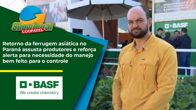 Retorno da ferrugem asiática no Paraná assusta produtores e reforça alerta para necessidade do manejo bem feito para o controle