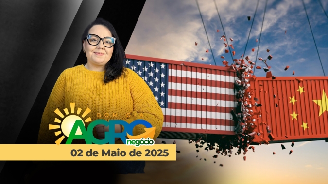 Bom Dia Agro 02/05/2025 - Desdobramentos da guerra comercial, baixa nos preços dos ovos, apoio do governo ao MST e as dificuldades do agronegócio do RS