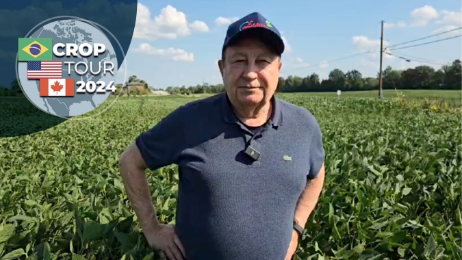 Em Indiana, equipe do Crop Tour avalia primeiras lavouras visitadas que sofrem com a falta de chuvas