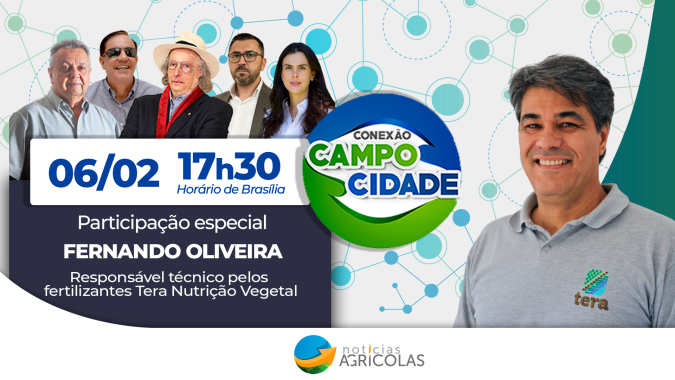 Uso de fertilizantes agrícolas alternativos estará em discussão hoje, às 17h30, no Conexão Campo Cidade