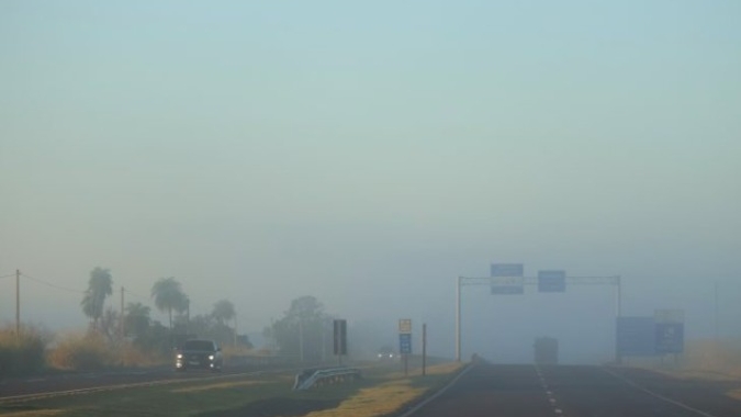 Frente fria leva chuva forte ao Mato Grosso do Sul e provoca primeira friagem no Centro-Oeste