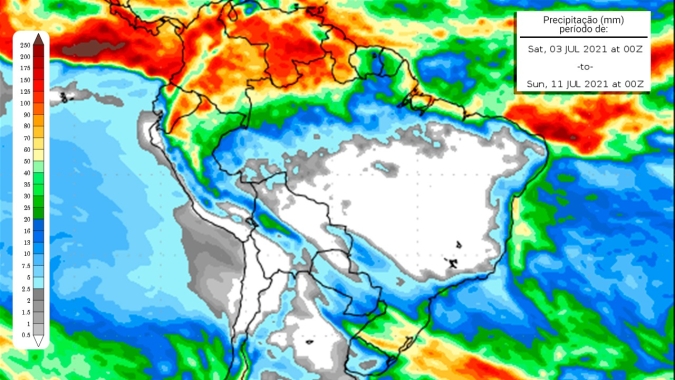 Onda de frio começa nesta 2a., e pode trazer neve para a serra catarinense. Perigo para a safrinha...