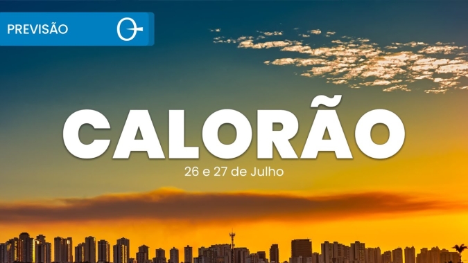 Confira a previsão do tempo para este final de semana Sábado (26) e Domingo (27) para todo o Brasil