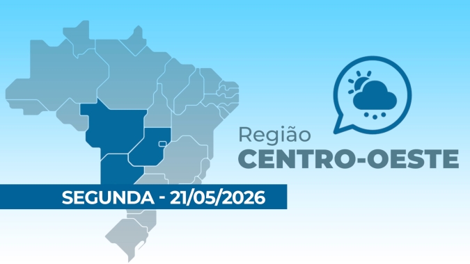 Tempo seco e calor predominam no Centro-Oeste nesta quinta-feira