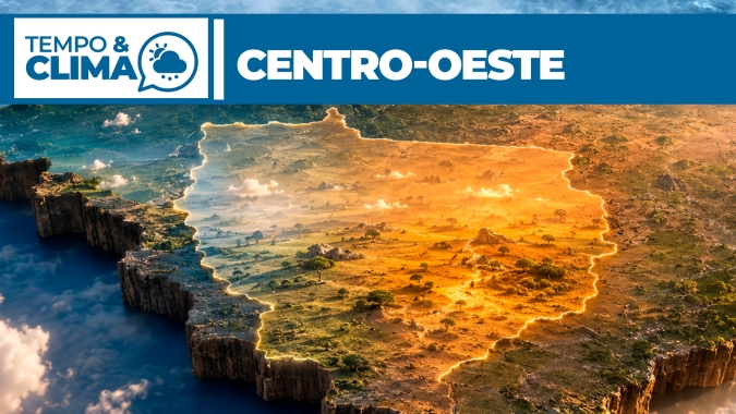 Previsão do tempo para a região Centro-Oeste -16-07-2026
