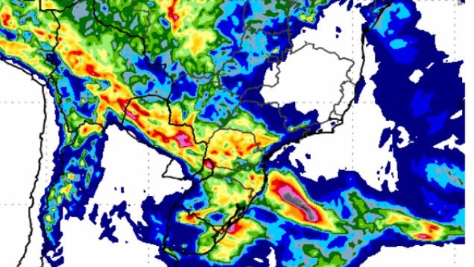 Centro-Sul do Brasil em alerta: Chuva pode chegar com queda de granizo e forte rajada de vento