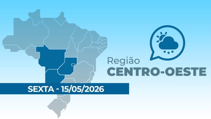 PREVISÃO CENTRO OESTE 15/05/2026