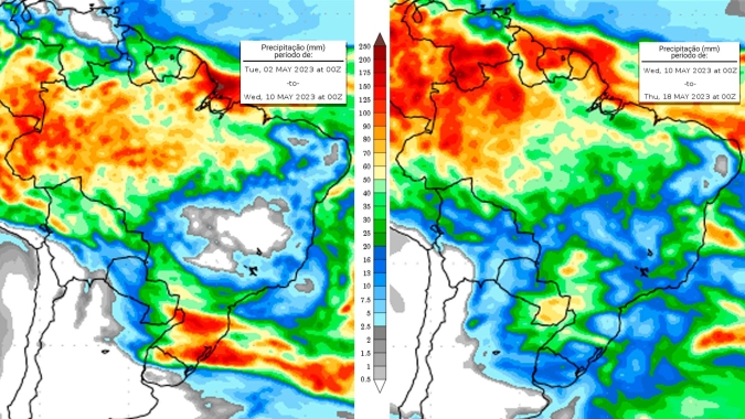 Vórtice: Região Central do BR terá dias de temperaturas elevadas, nada de chuva e baixa umidade