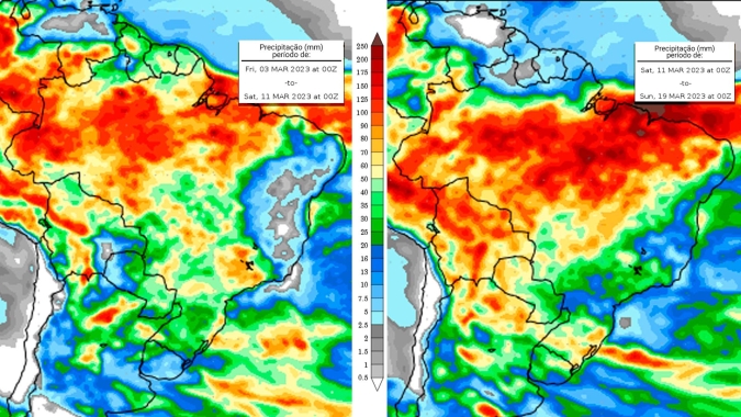 Ciclone extratropical traz ventania e chuva volumosa para o Sudeste e Sul do Brasil no final de semana