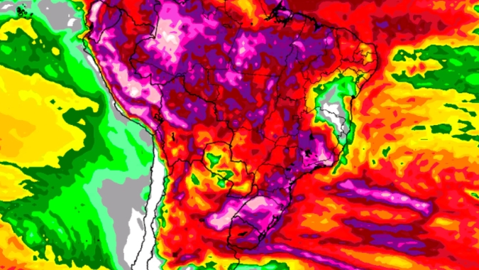 Chuvas continuam na região Central do BR, mas modelos mantêm irregularidade e corte da precipitação em MG e BA