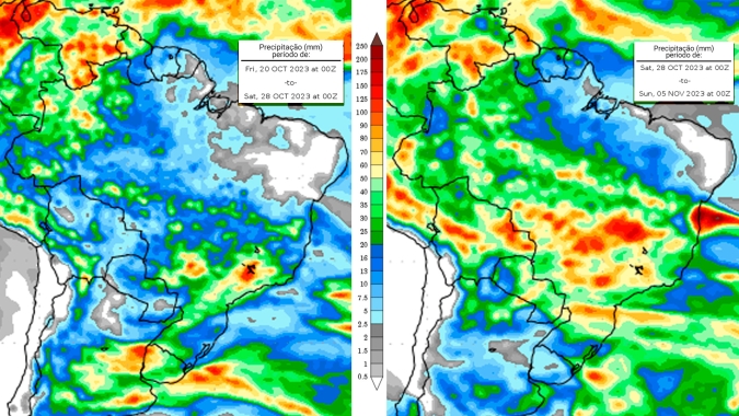 Semana inicia com altas temperaturas no Centro Norte do país, estabelecimento do período chuvoso no Centro -Oeste