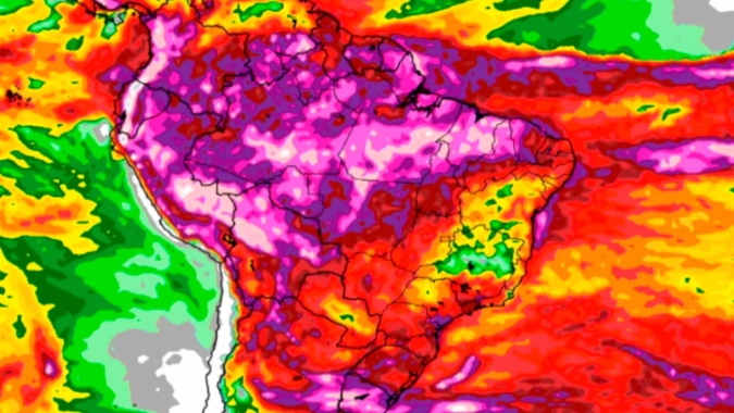 Matopiba tem registrado muita chuva e condição deve persistir nos próximos quinze dias, podendo atrapalhar a colheita