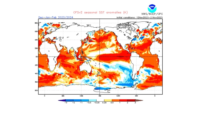Clima volta a normalidade no Sul do país e chuvas mais volumosas e bem distribuídas no Centro-Oeste a partir de dezembro