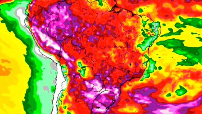 Previsão: Chuvas até avançam para o Matopiba, mas Bahia e também norte de Minas Gerais devem ter novo corte nas precipitações