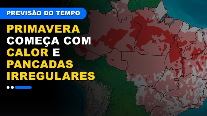 Confira a previsão do tempo para esta segunda-feira (23) para todo o Brasil