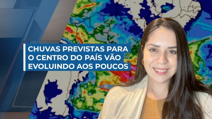 Bloqueio atmosférico foi rompido, gerando instabilidade na faixa Central do país e favorecendo o avanço do corredor de umidade