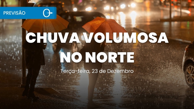 Confira a previsão do tempo para esta terça-feira (23) para todo o Brasil