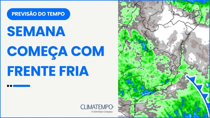 Confira a previsão do tempo para esta segunda-feira (28) para todo o Brasil