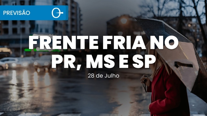 Confira a previsão do tempo para esta segunda-feira (28) para todo o Brasil