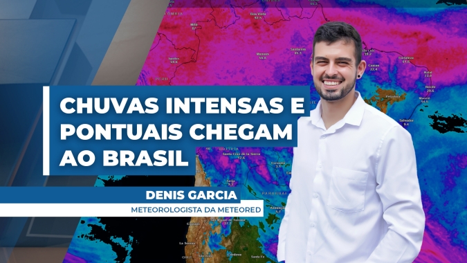 Chuvas chegam com mais intensidade em áreas pontuais do Brasil