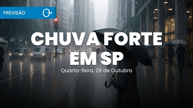 Confira a previsão do tempo para esta quarta-feira (29) para todo o Brasil