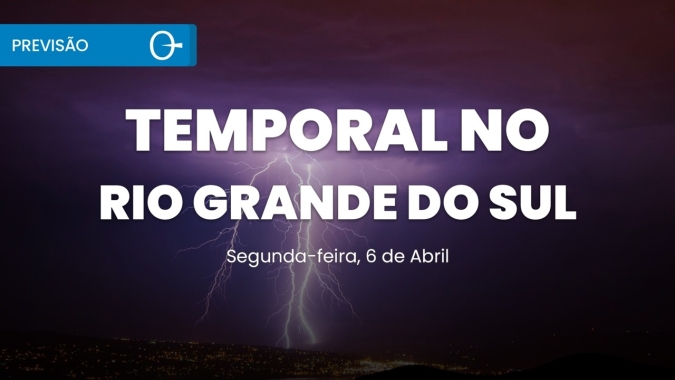 Previsão do tempo: instabilidade aumenta no Sul e chuva avança pelo Brasil 06/04/2026