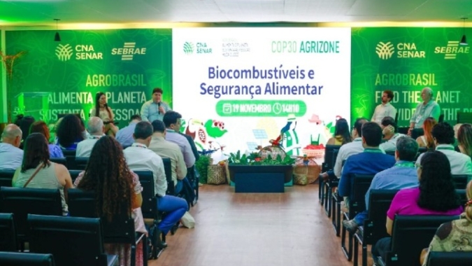 COP30: Sistema CNA/Senar traz foco aos biocombustíveis na Agrizone